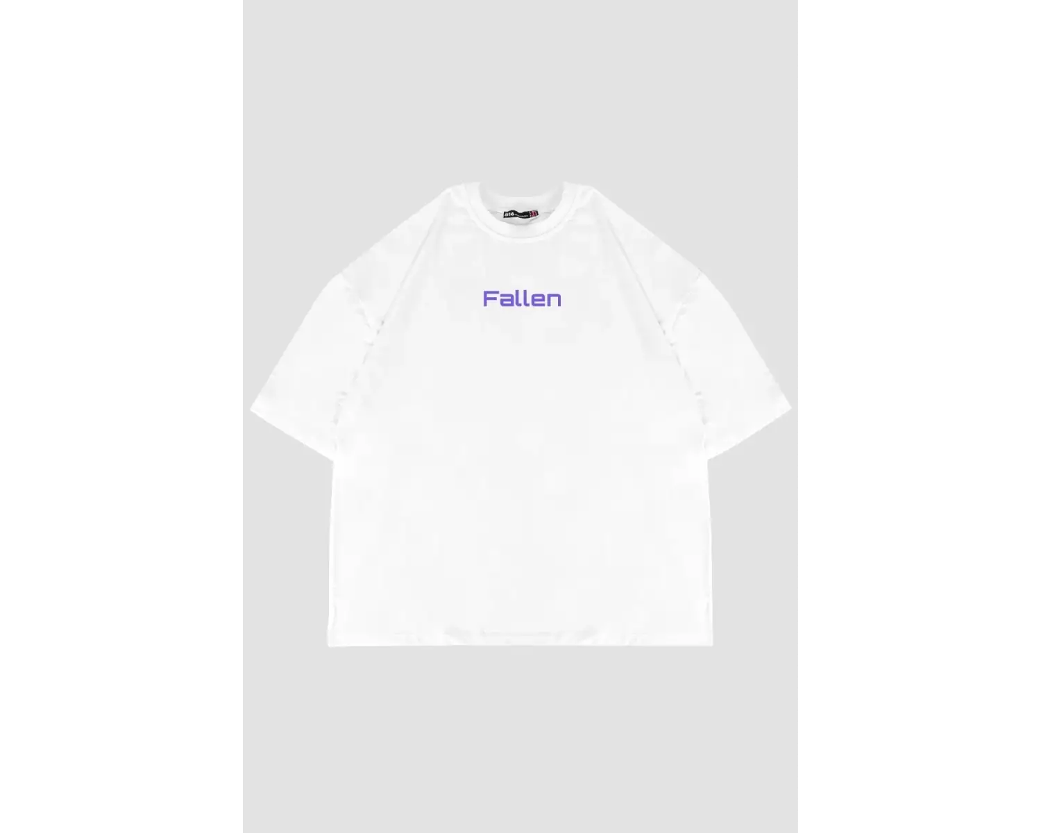 Fallen Sırt Baskılı Oversize Unisex Beyaz