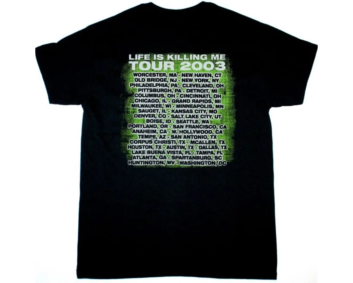 FEAR FACTORY OBSOLETE NEW BLACK T-SHIRT ÖN VE ARAKA BASKILI