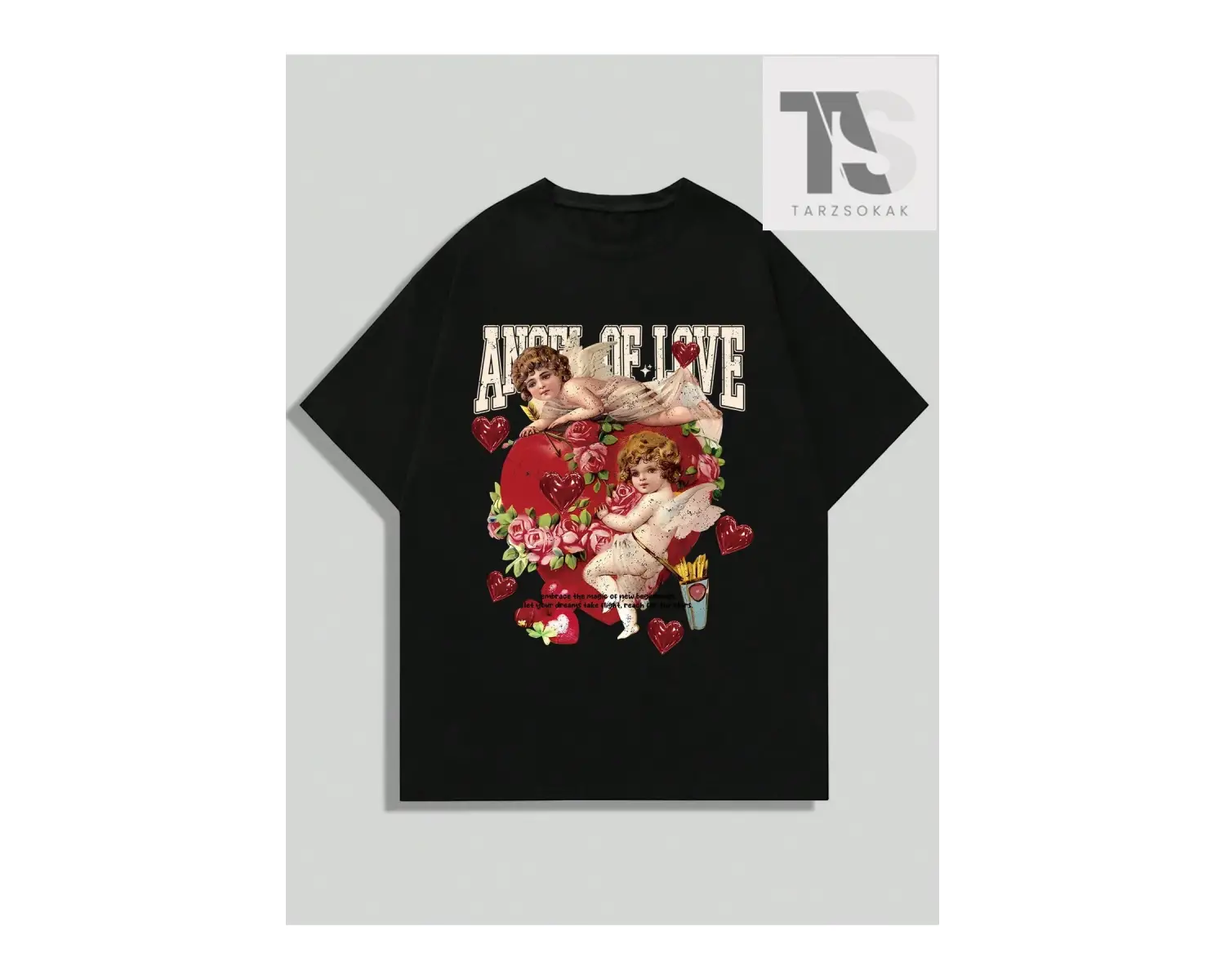 Fever City Erkek Mektup Grafikli Tişört