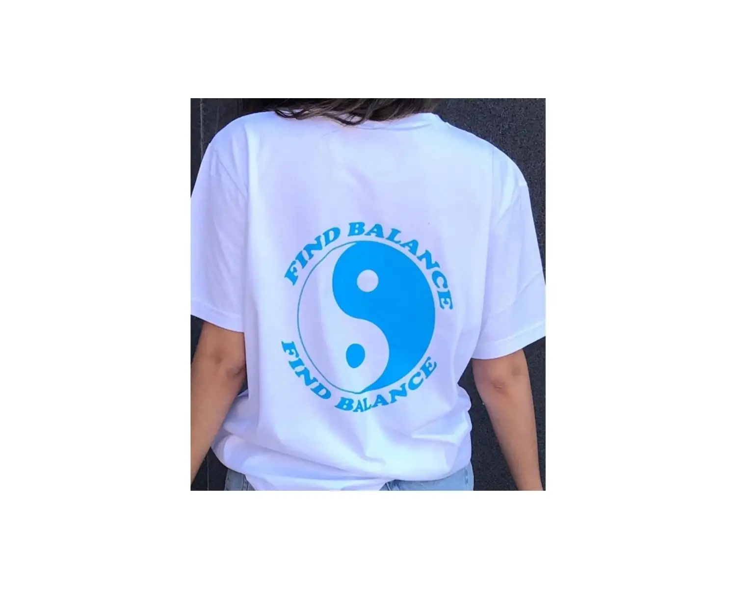 Find Balance T-shirt Beyaz