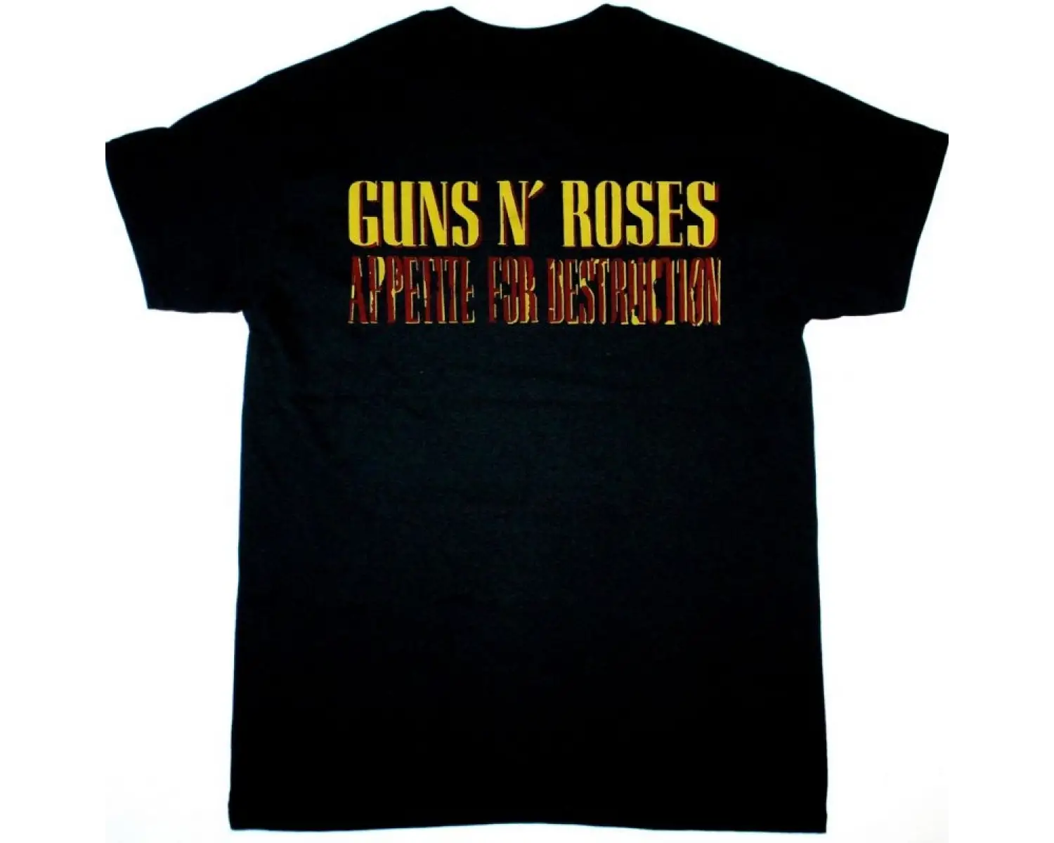 FISHBONE SHIRT NEW BLACK T-SHIRT ÖN VE ARAKA BASKILI