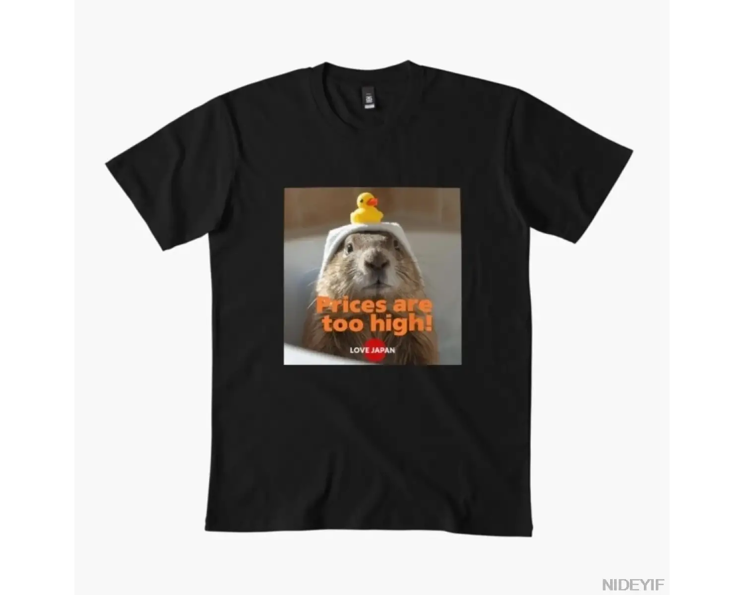 Fiyatlar Çok Yüksek! Erkekler Kadınlar için Komik Marmot Meme T-shirt % 100% Pamuklu T Shirt