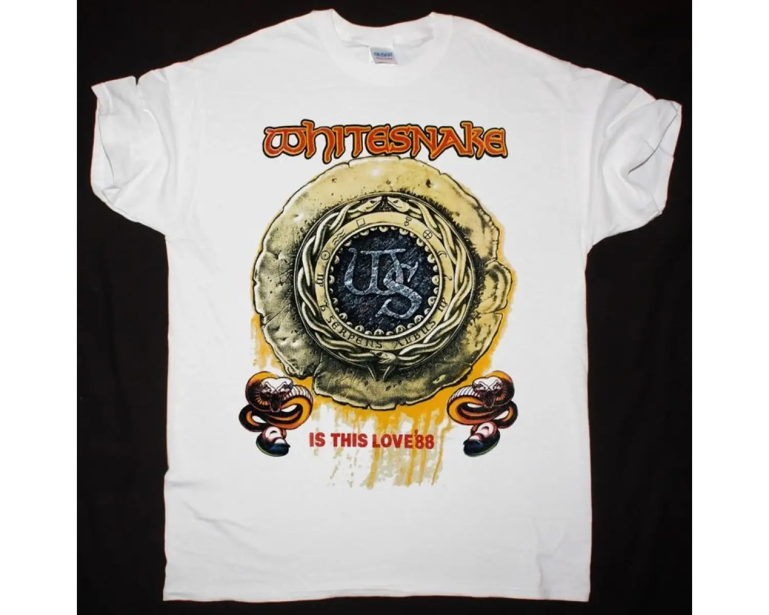 FLEETWOOD MAC BEHIND THE MASK TOUR NEW WHITE T-SHIRT ÖN VE ARAKA BASKILI