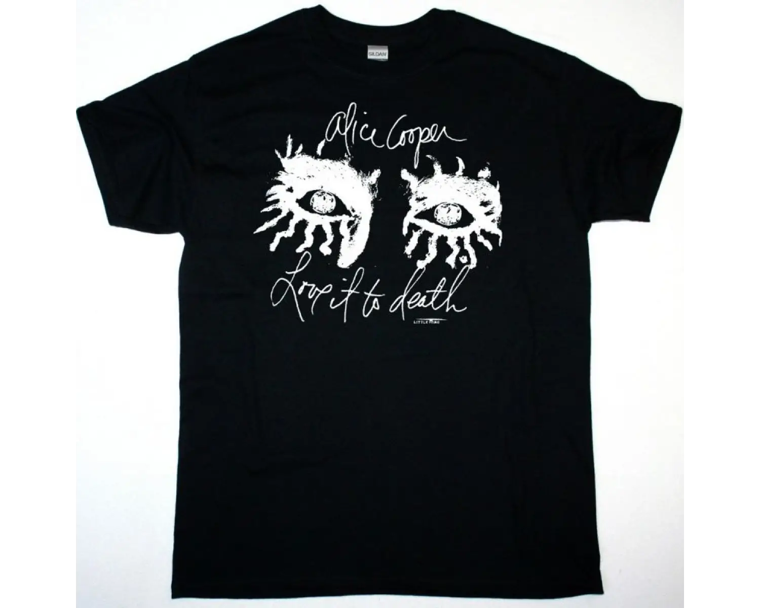 FOO FIGHTERS LOGO NEW WHITE T-SHIRT ÖN BASKILI