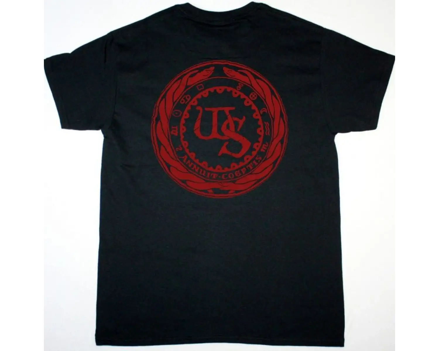 FORBIDDEN RAW EVIL NEW BLACK T-SHIRT ÖN VE ARAKA BASKILI