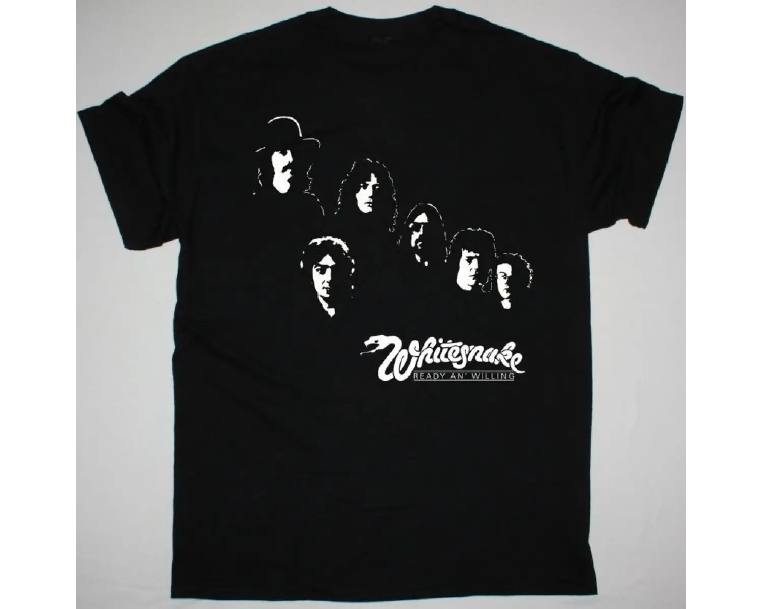 FOREIGNER DOUBLE VISION NEW WHITE T-SHIRT ÖN VE ARAKA BASKILI