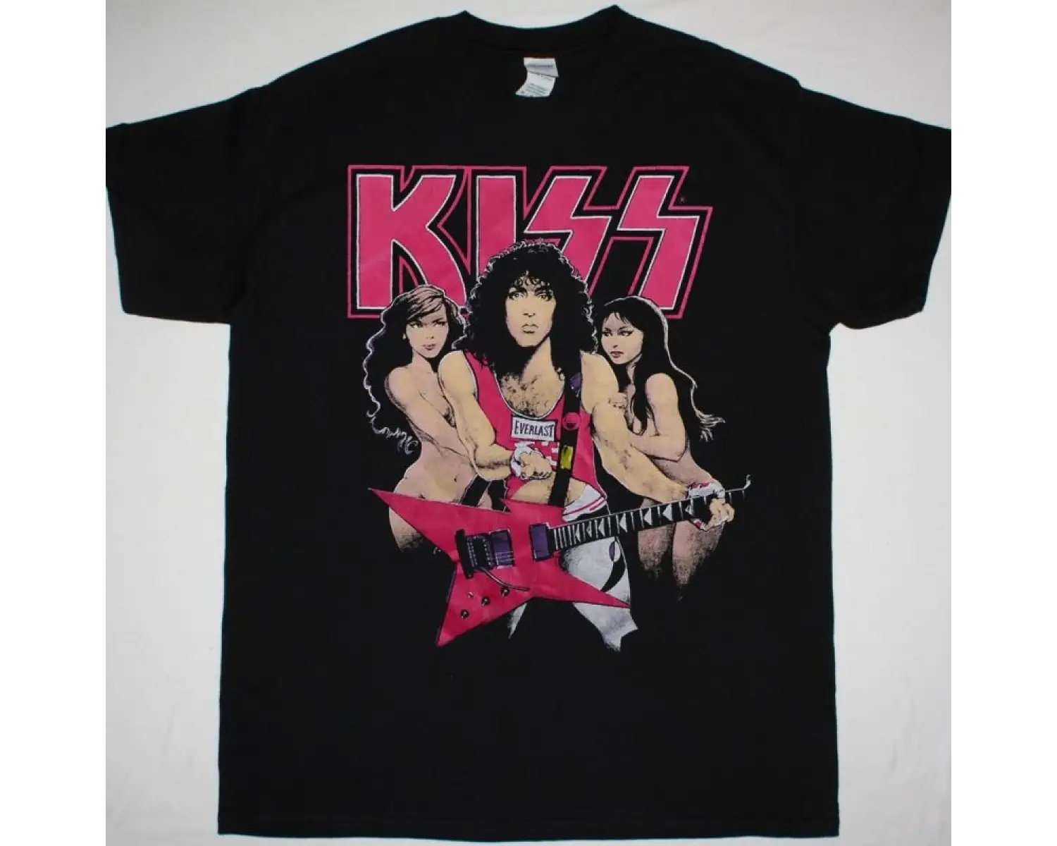 FRANK ZAPPA THEM OR US 84 NEW WHITE T-SHIRT ÖN VE ARAKA BASKILI