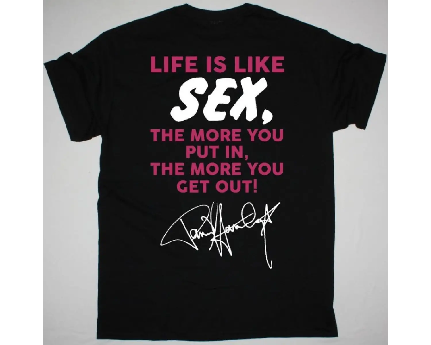 FRANK ZAPPA THEM OR US 84 NEW WHITE T-SHIRT ÖN VE ARAKA BASKILI
