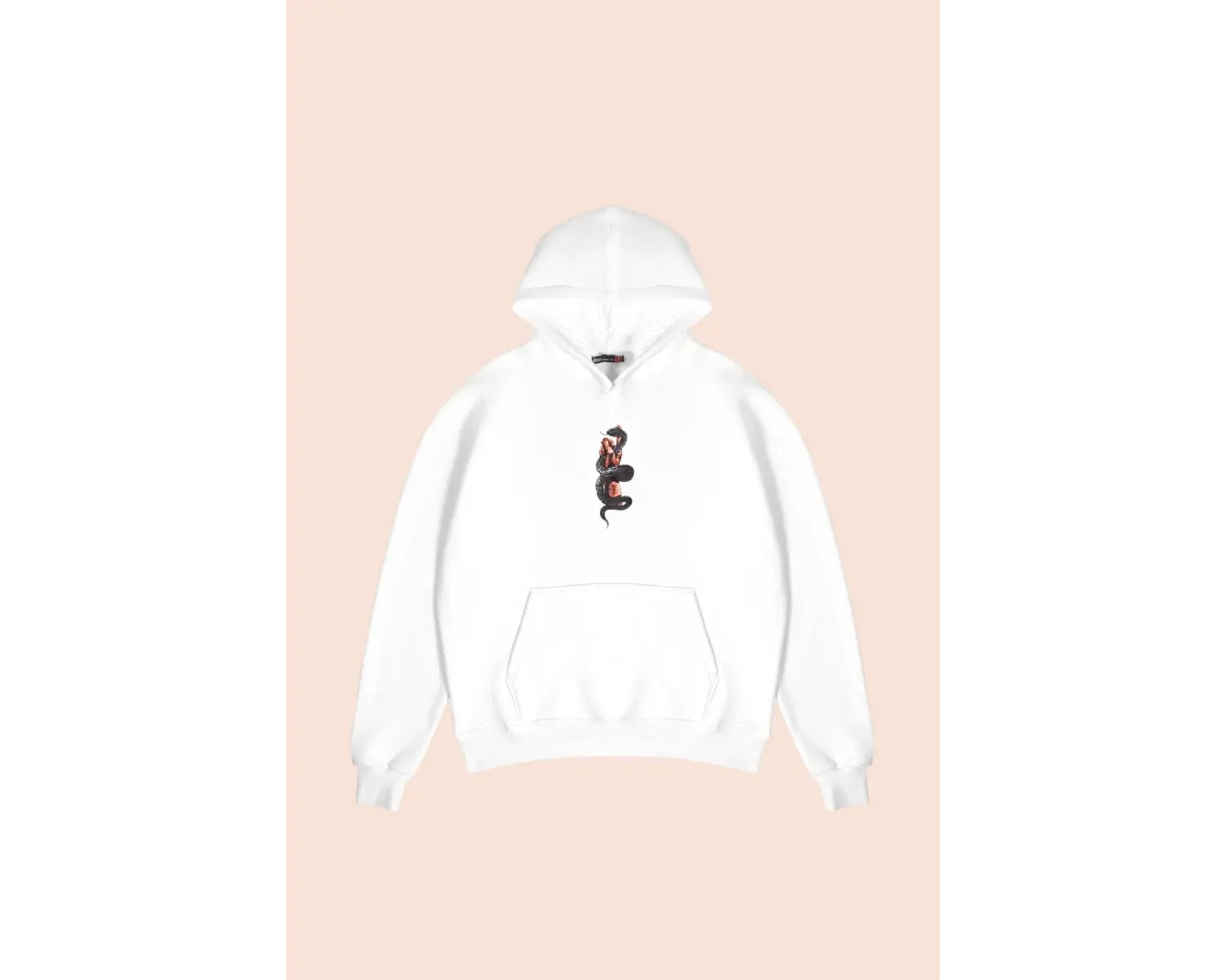 Free Gangster Baskılı Oversize Unisex Beyaz