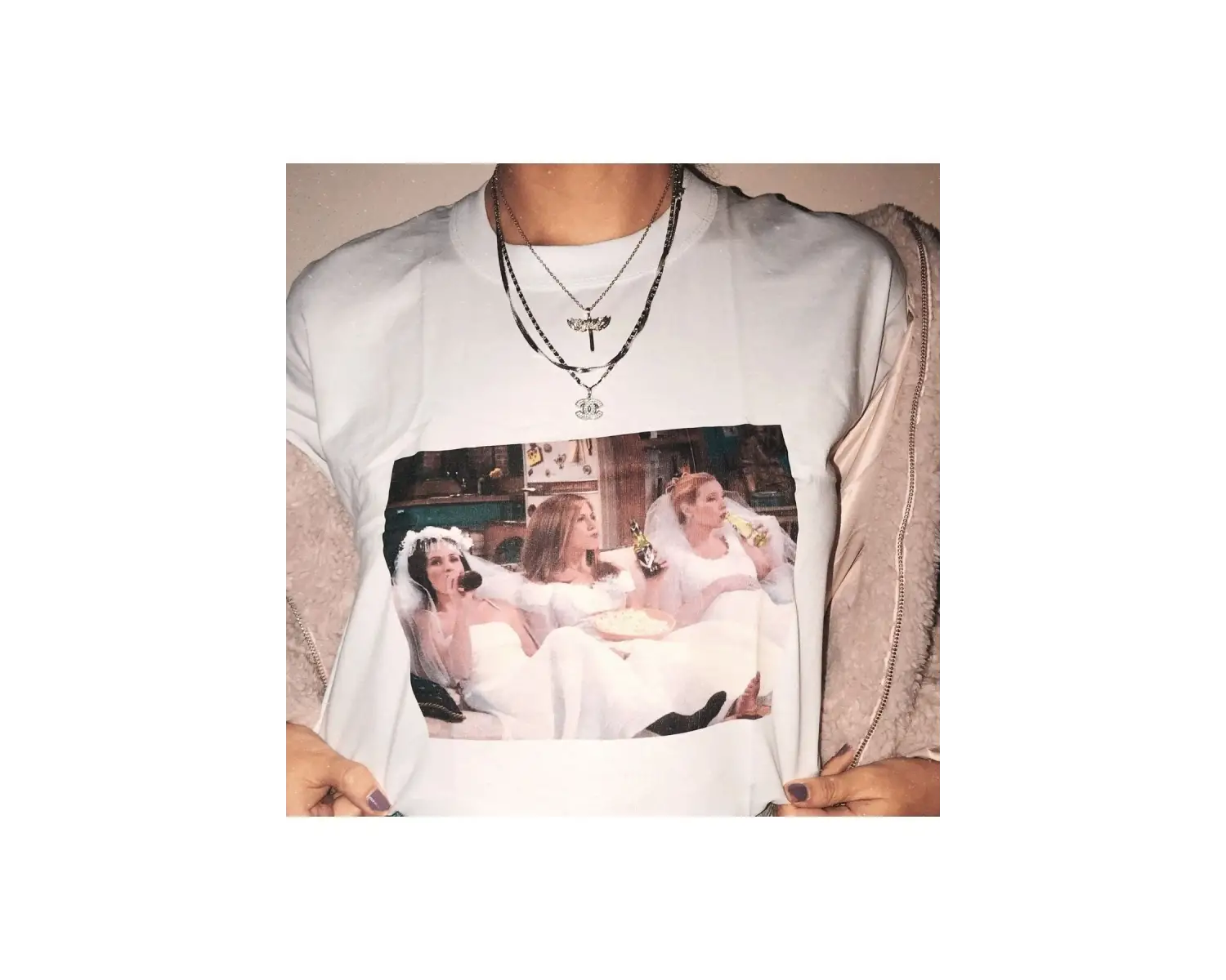 Friends - T-shirt Beyaz