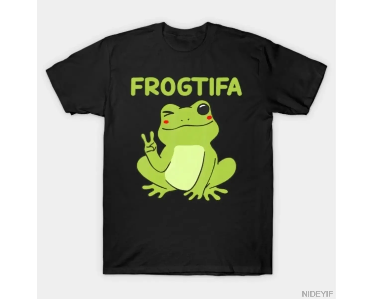 Frogtifa Fasist Mizah T-shirt Erkekler Kadınlar Için % 100% Pamuk T Shirt Kısa Kollu Üstler 1