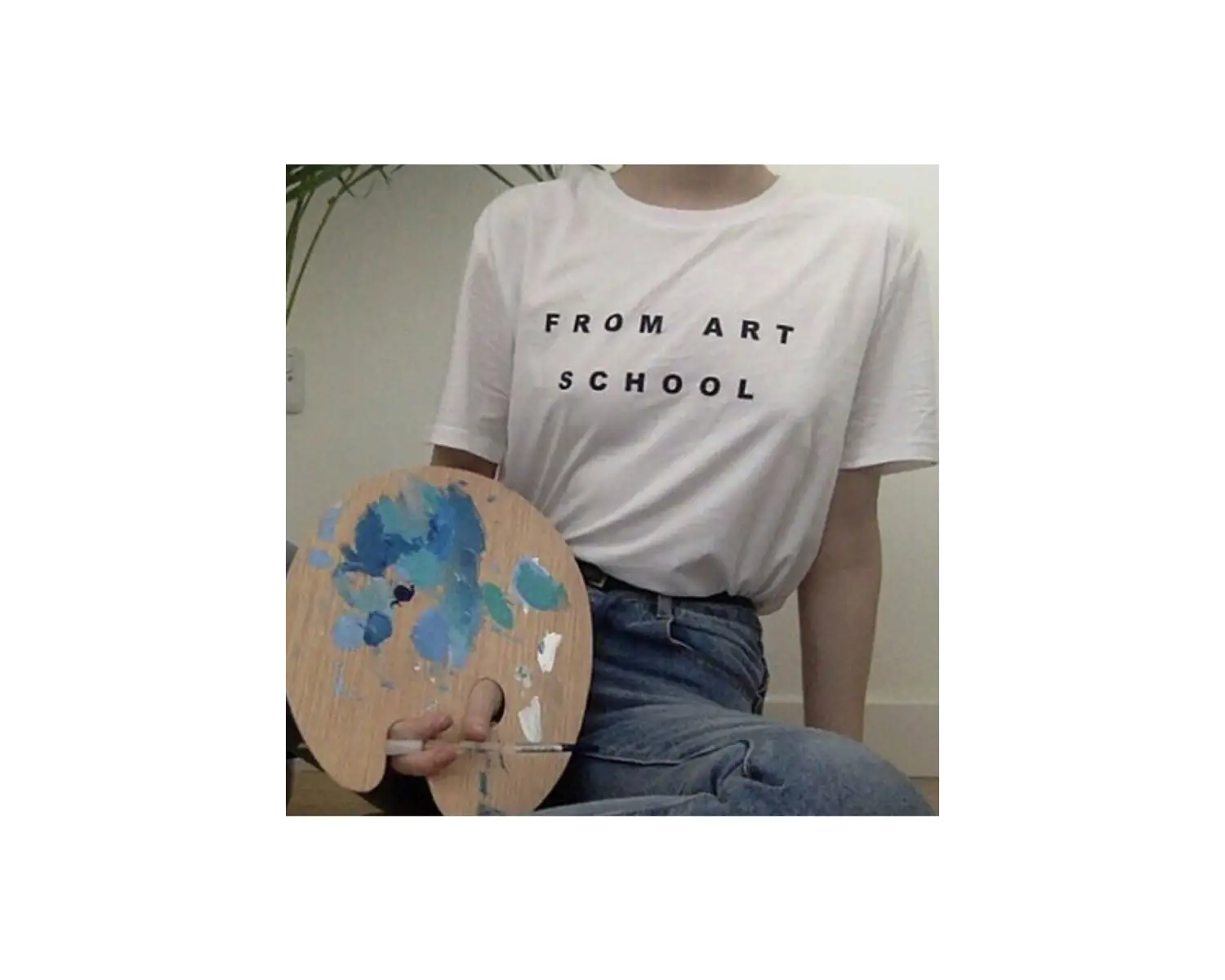 From Art School - T-shirt Beyaz