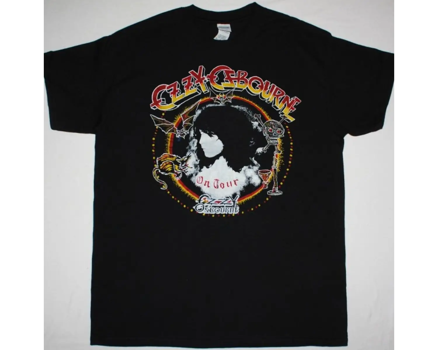 FUN LOVIN CRIMINALS BAND NEW BLACK T-SHIRT ÖN VE ARAKA BASKILI