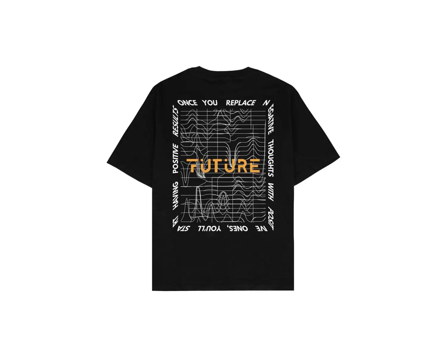 Future Siyah Oversize Unisex T-shirt