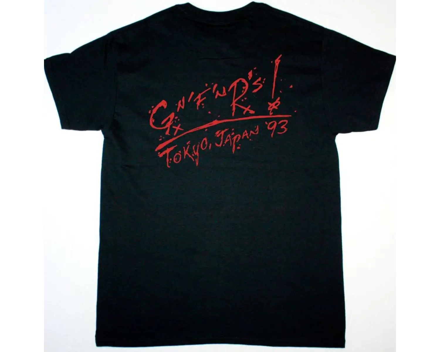 GAMA BOMB LOGO NEW BLACK T-SHIRT ÖN VE ARAKA BASKILI