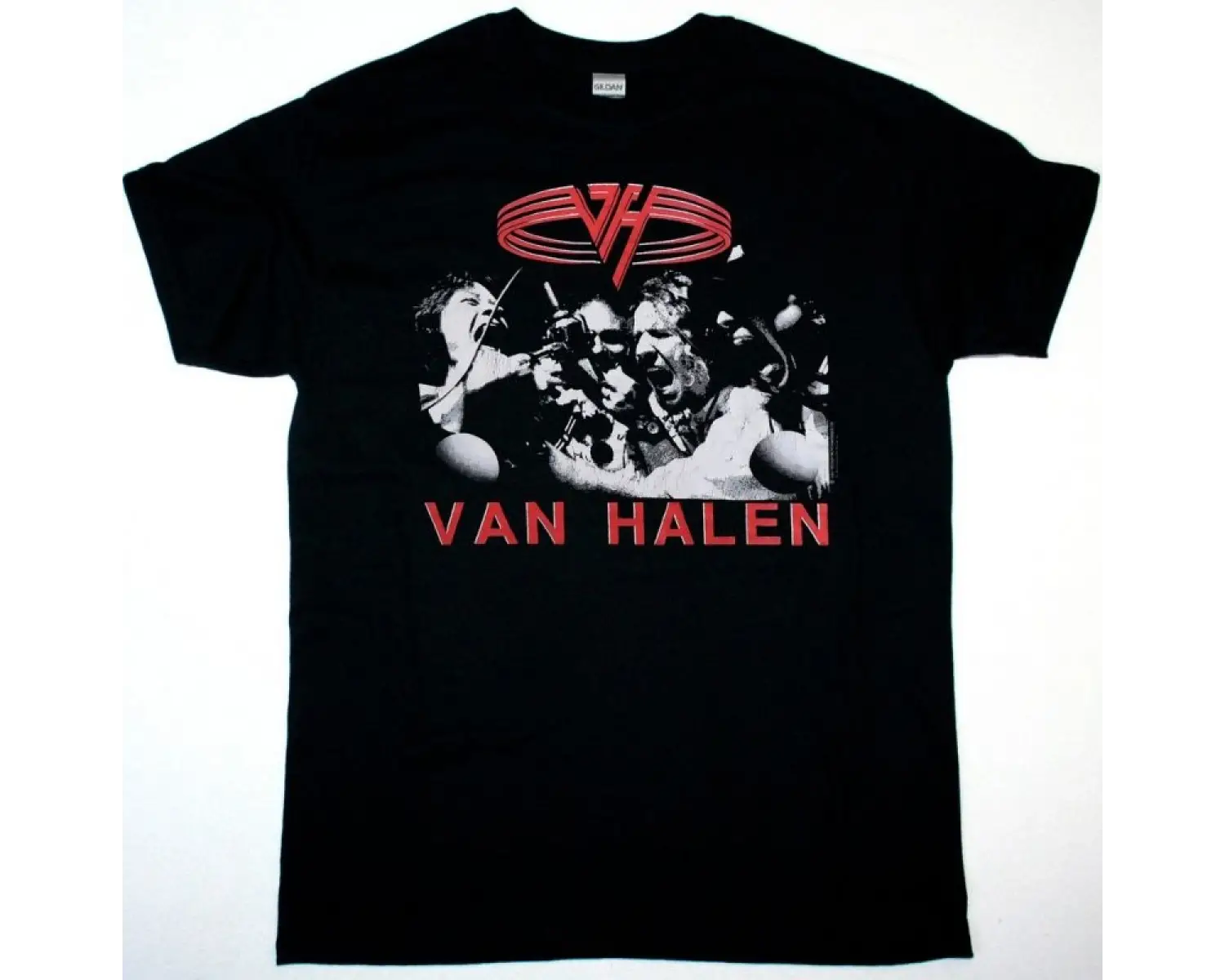 GARY MOORE DIRTY FINGERS NEW BLACK T-SHIRT ÖN VE ARAKA BASKILI