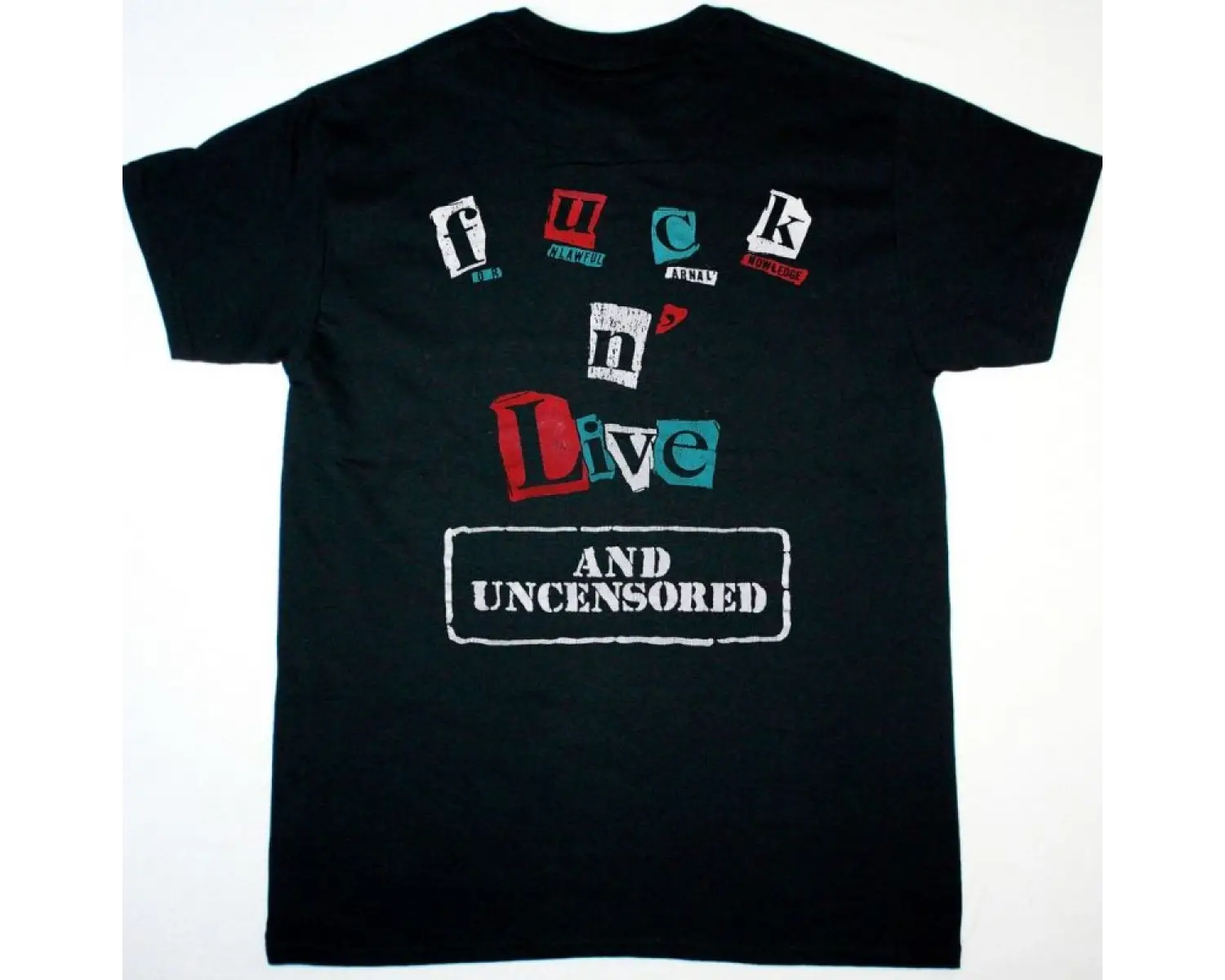 GARY MOORE DIRTY FINGERS NEW BLACK T-SHIRT ÖN VE ARAKA BASKILI