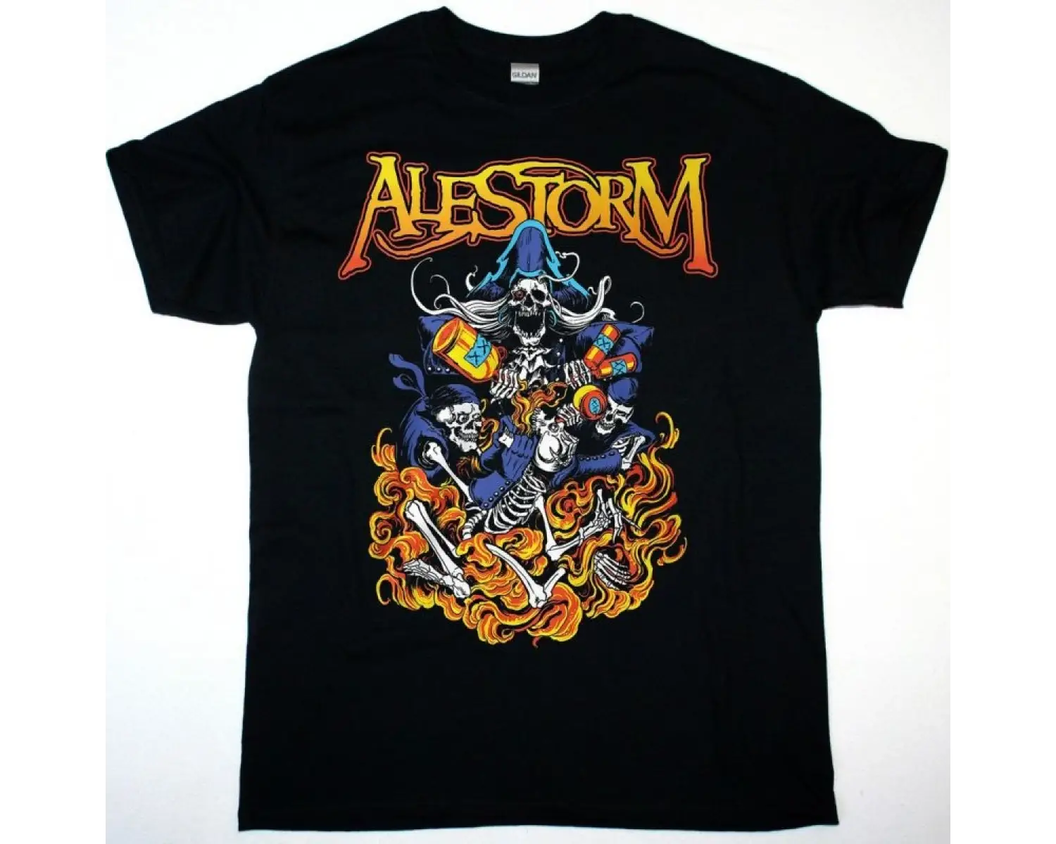 GARY MOORE WILD FRONTIER87 NEW BLACK T-SHIRT ÖN VE ARAKA BASKILI