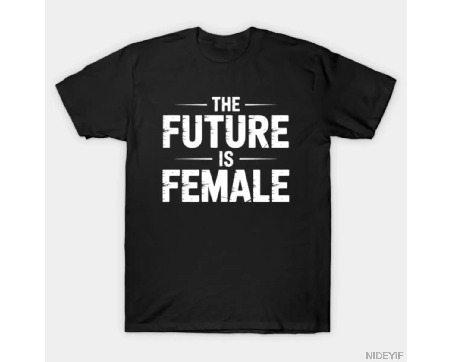 Gelecek Kadındır - Feminizm Erkek Kadın Tişörtü %100 Pamuklu Tişörtler Kısa Kollu Üstler 1208