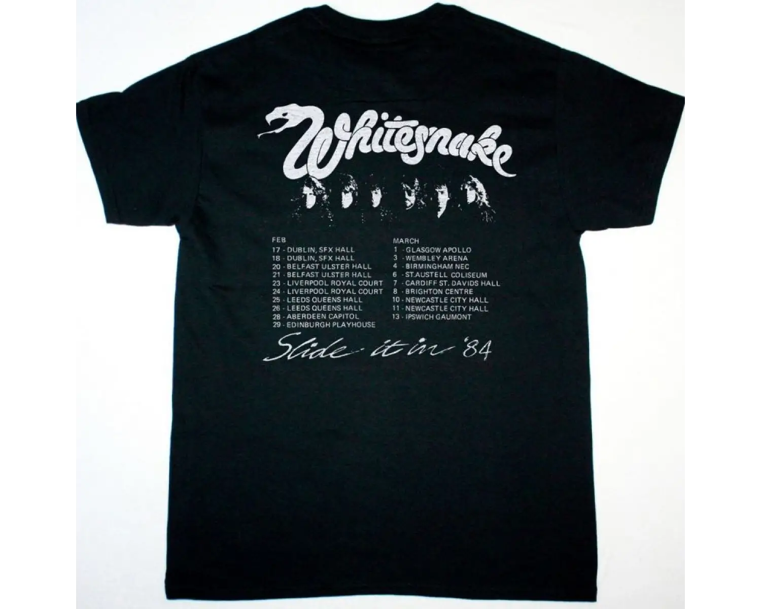GENERATION X KISS ME DEADLY 1981 NEW BLACK T SHIRT ÖN VE ARAKA BASKILI