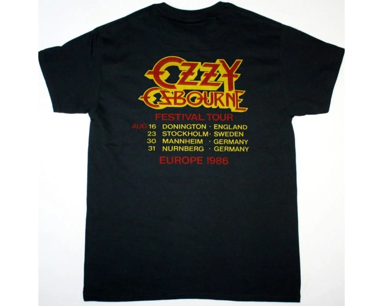GENESIS INVISIBLE TOUCH 1986 NEW WHITE T-SHIRT ÖN VE ARAKA BASKILI