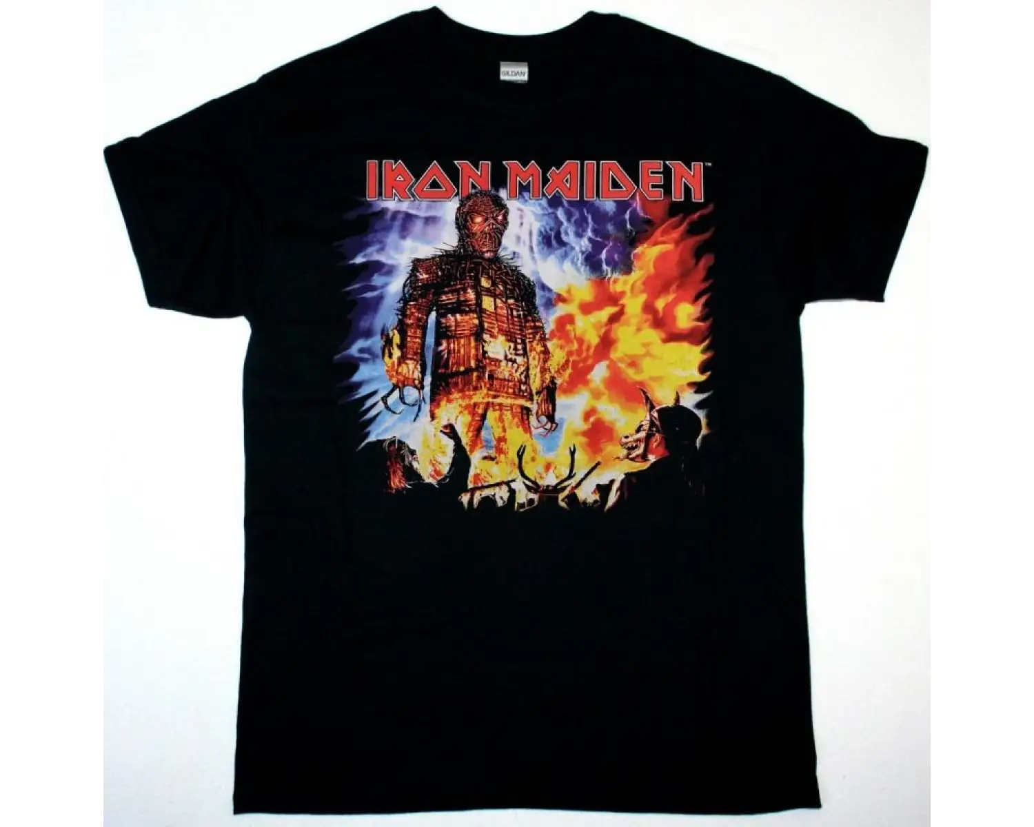 GENESIS THE LAMB LIES DOWN ON BROADWAY 1974 NEW WHITE T-SHIRT ÖN VE ARAKA BASKILI