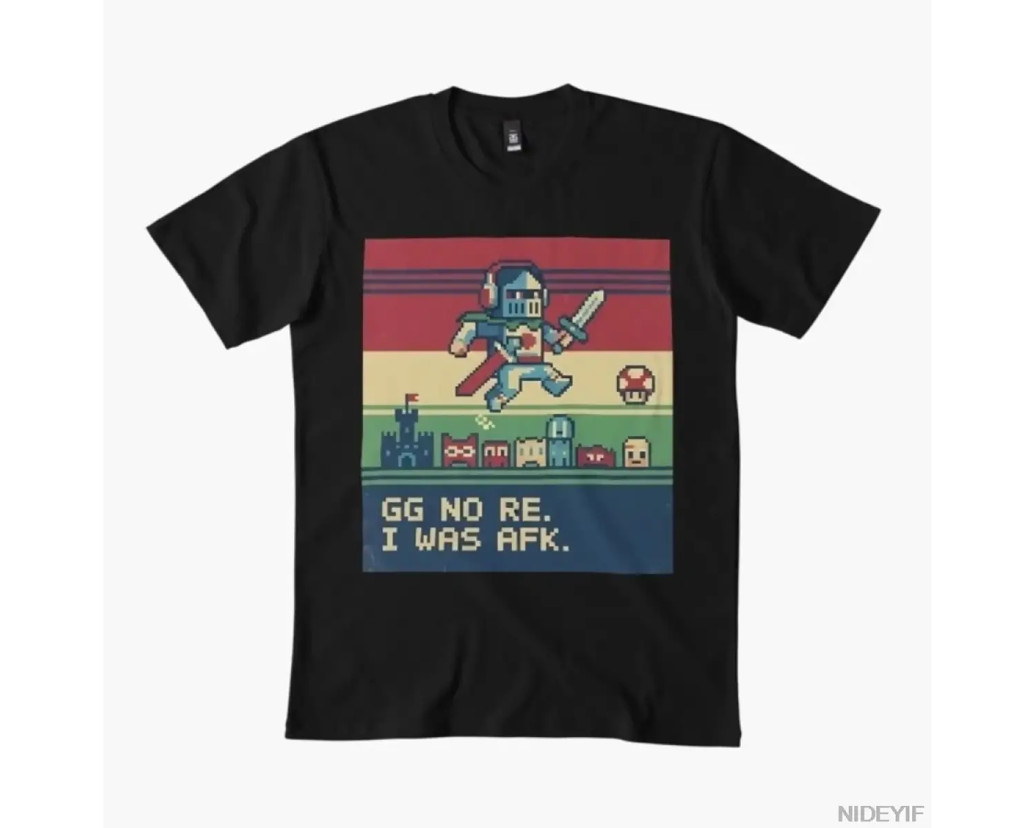 GG No Re, I Was AFK Erkek Kadın Tişörtü %100 Pamuklu Tişörtler 3XS-3XL Üstler 1224-3