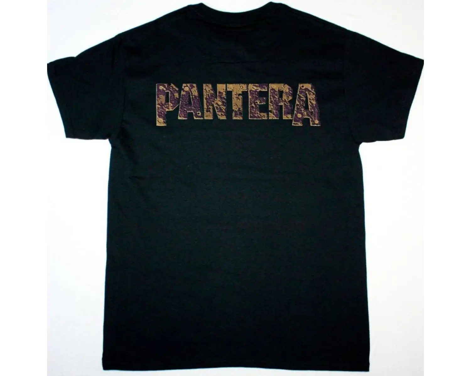 GHOST HE IS NEW BLACK T-SHIRT ÖN VE ARAKA BASKILI