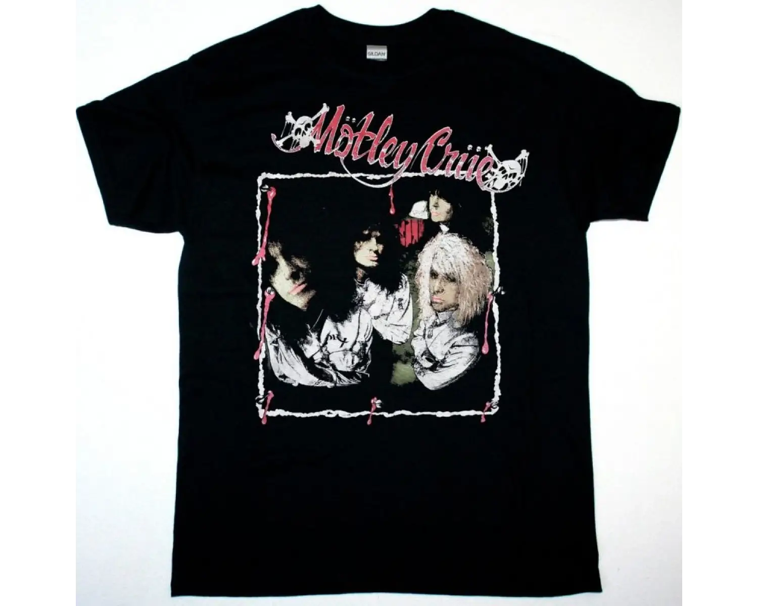 GHOST MAJESTY NEW BLACK T-SHIRT ÖN VE ARAKA BASKILI