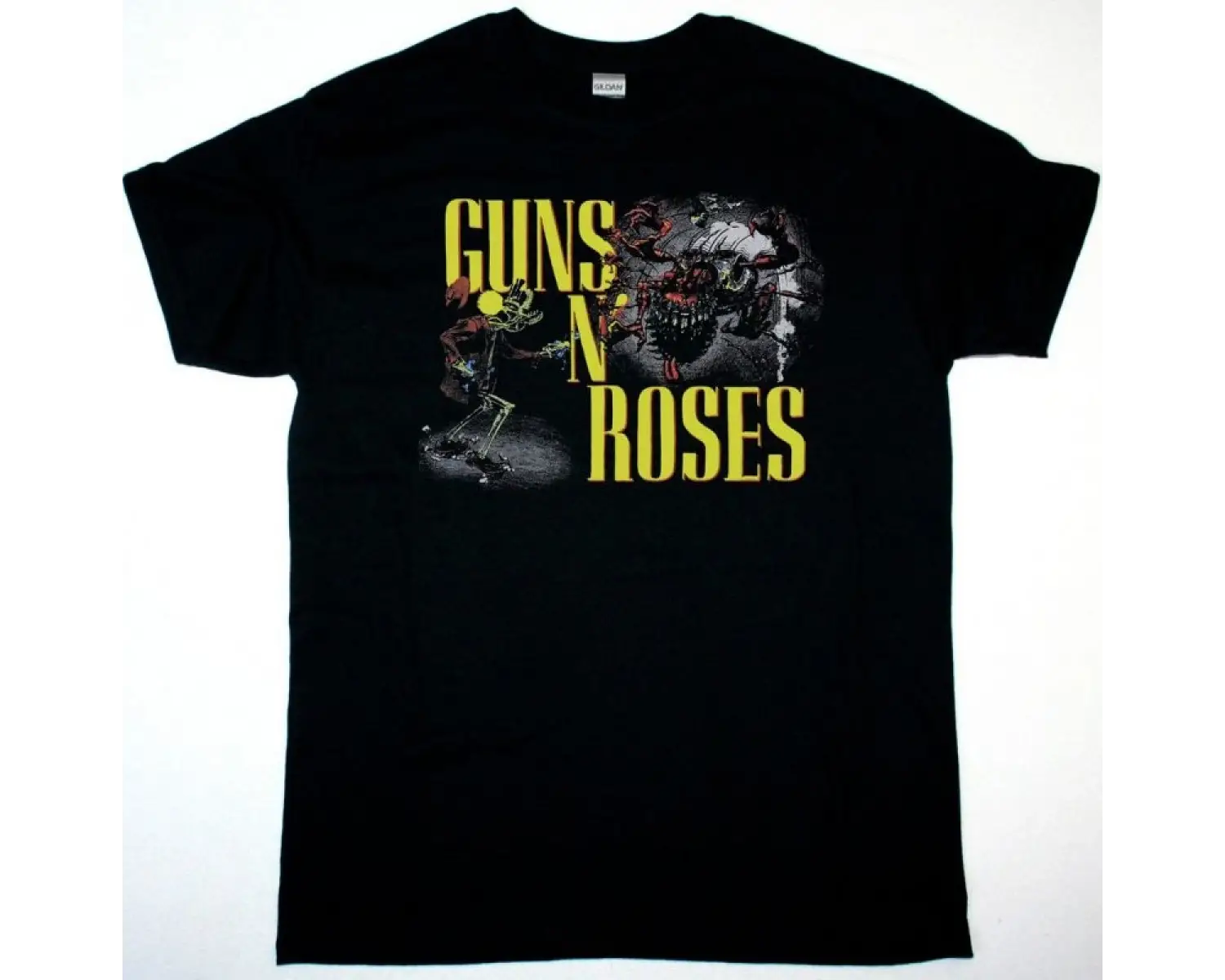 GHOST OPUS EPONYMOUS NEW BLACK T-SHIRT ÖN VE ARAKA BASKILI