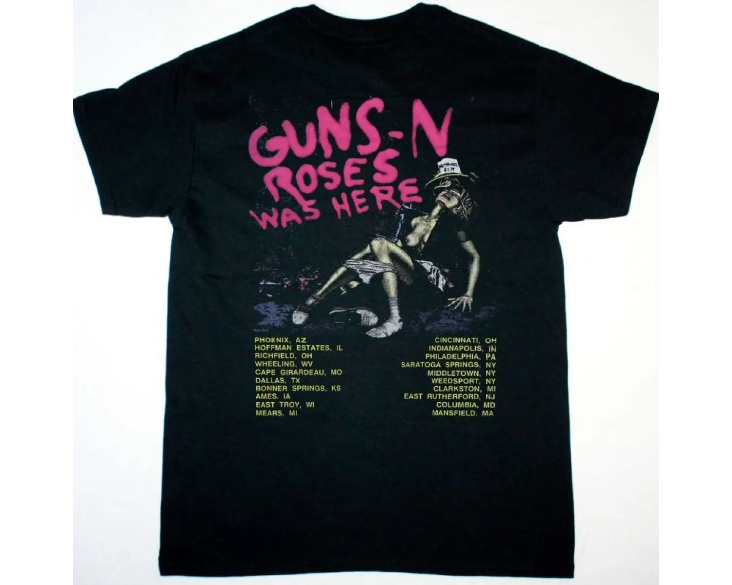 GHOST OPUS EPONYMOUS NEW BLACK T-SHIRT ÖN VE ARAKA BASKILI