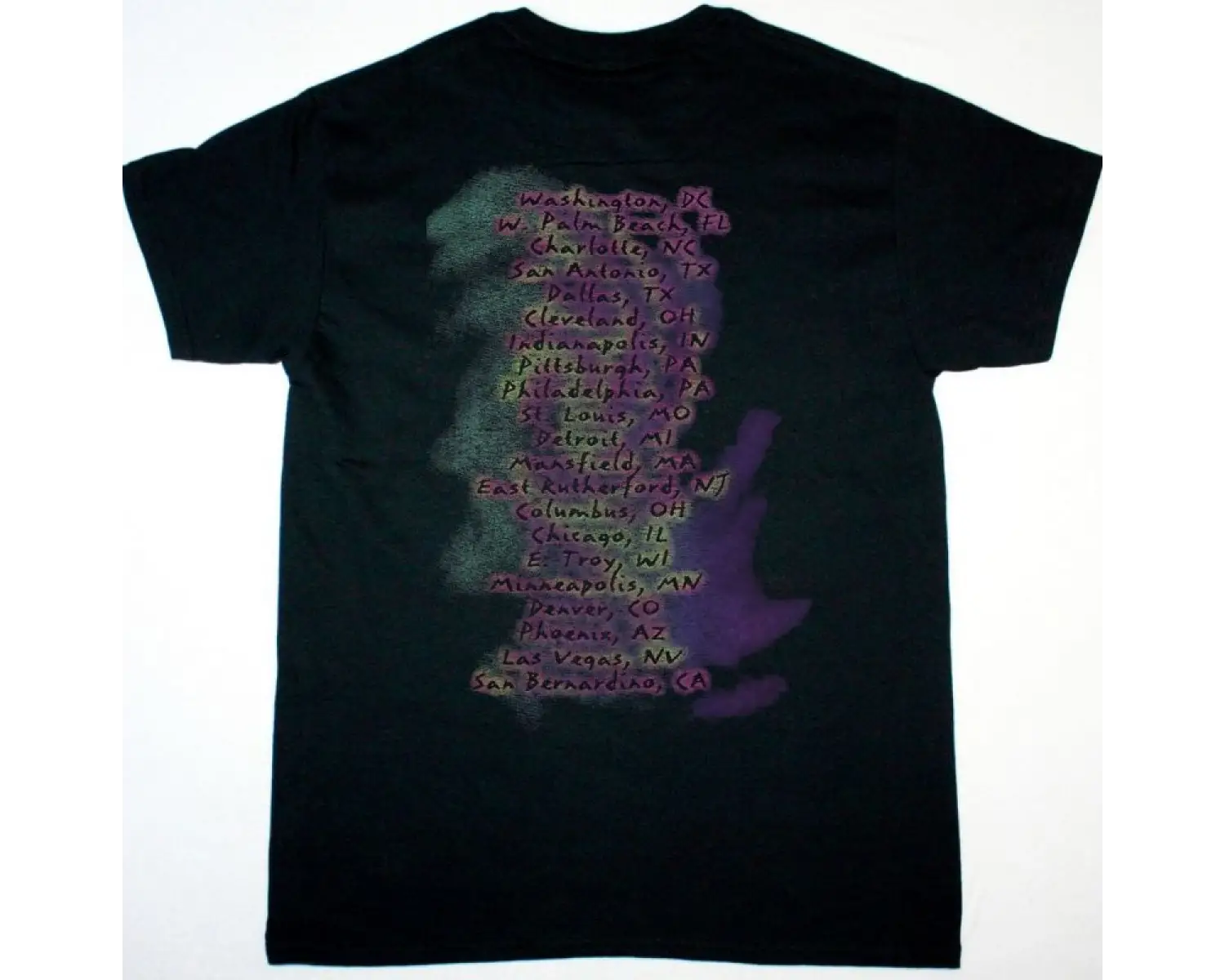 GHOST OPVS EPONYMOVS 2011 TOUR NEW BLACK T-SHIRT ÖN VE ARAKA BASKILI