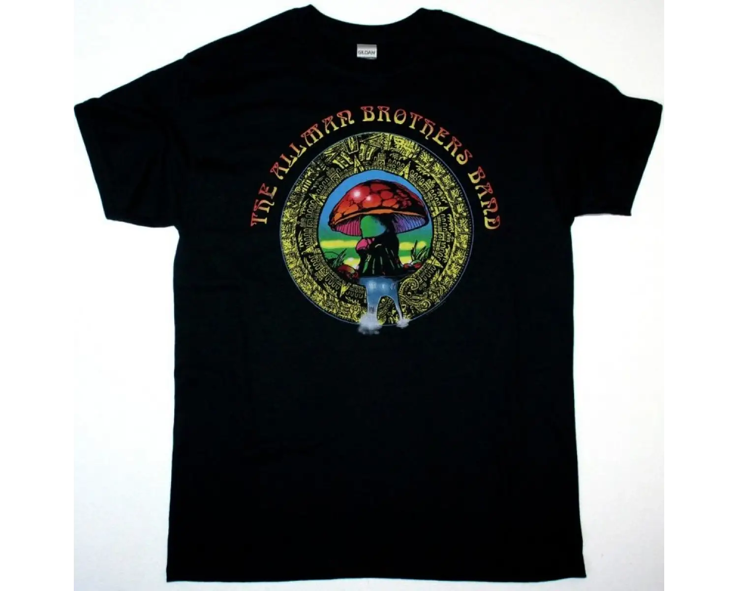 GHOST SKELETOUR NEW BLACK T-SHIRT ÖN VE ARAKA BASKILI