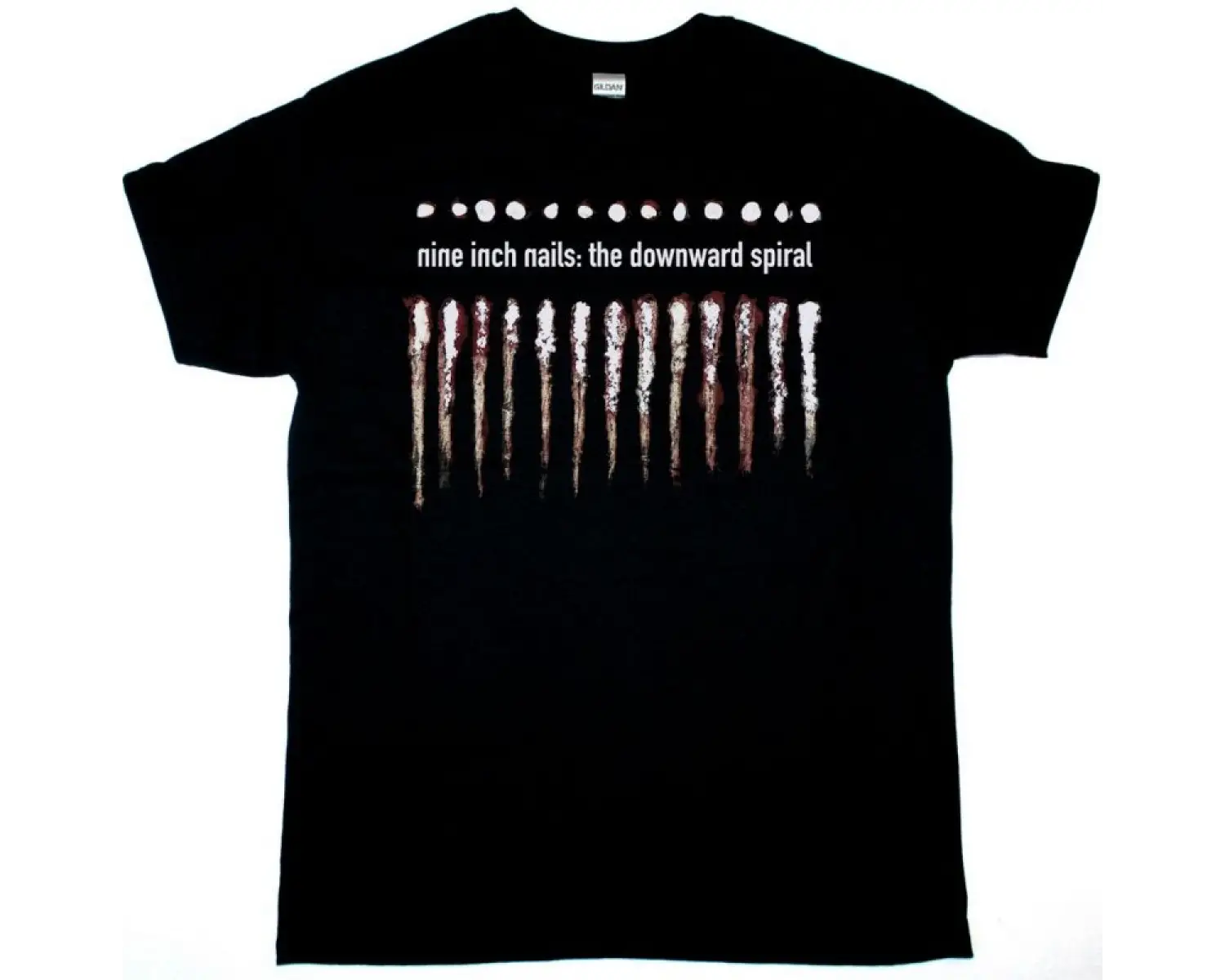 GODFLESH PURE NEW BLACK TSHIRT ÖN VE ARAKA BASKILI
