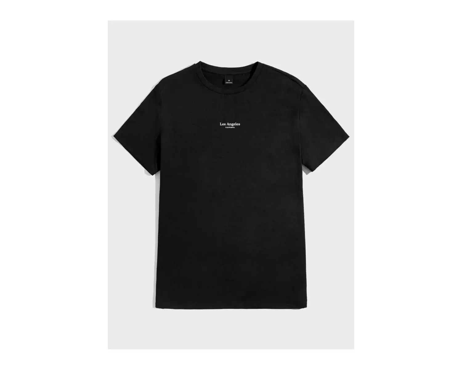 Göğüs Minimal Los Angeles Baskılı Oversize Unisex T-Shirt