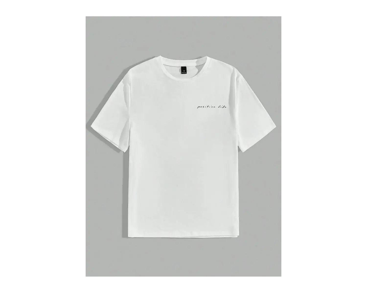 Göğüs Ve Sırt Baskılı Oversize Unisex T-Shirt