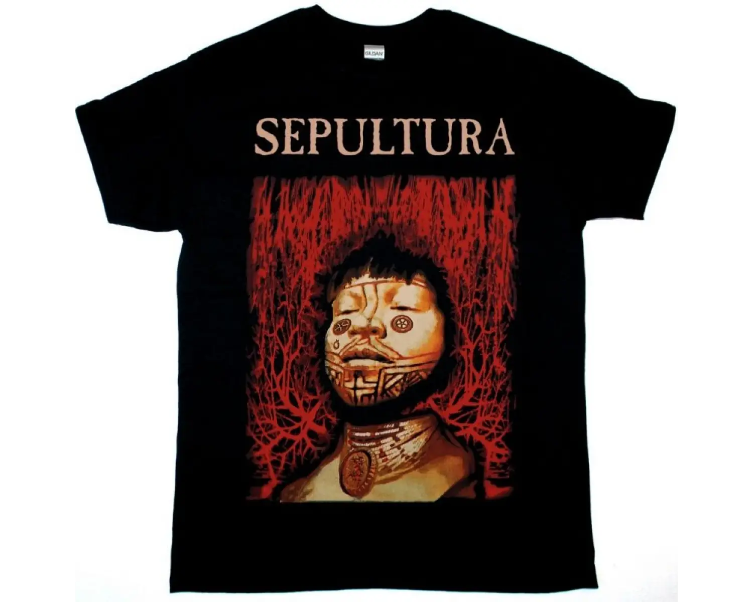 GOJIRA FORTITUDE HEART NEW BLACK T SHIRT ÖN VE ARAKA BASKILI