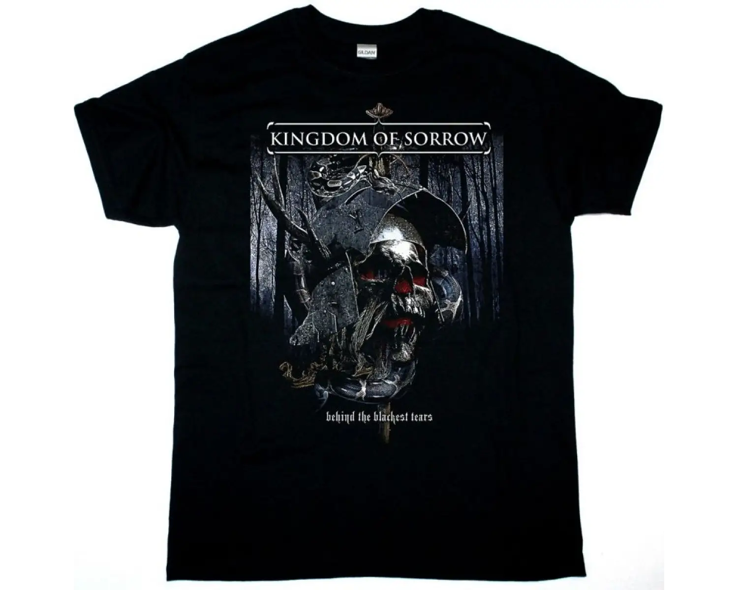 GOJIRA GRIM MOON NEW BLACK T SHIRT ÖN BASKILI