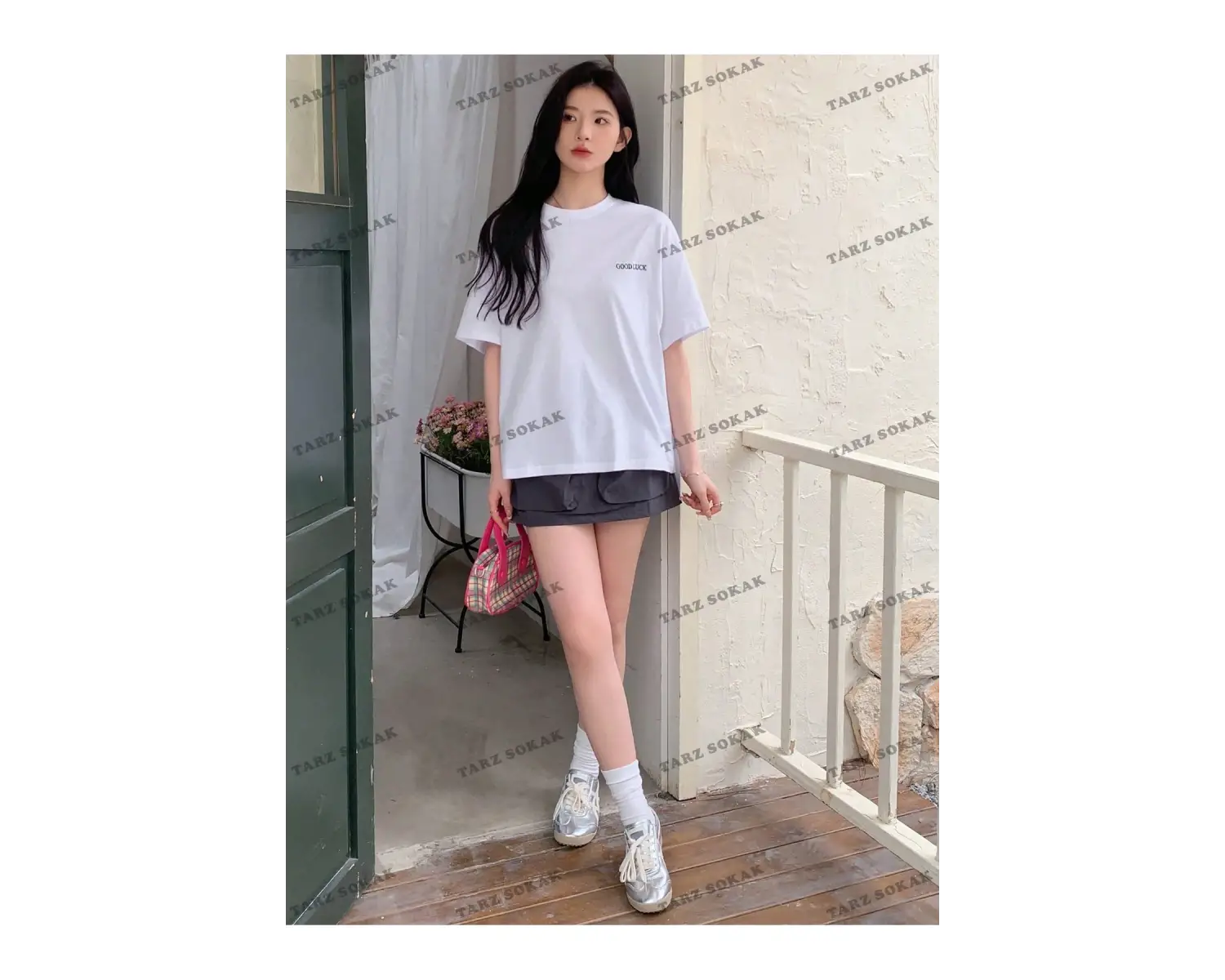 Good Lucky Baskılı Oversize Kalıp Unisex T-shirt