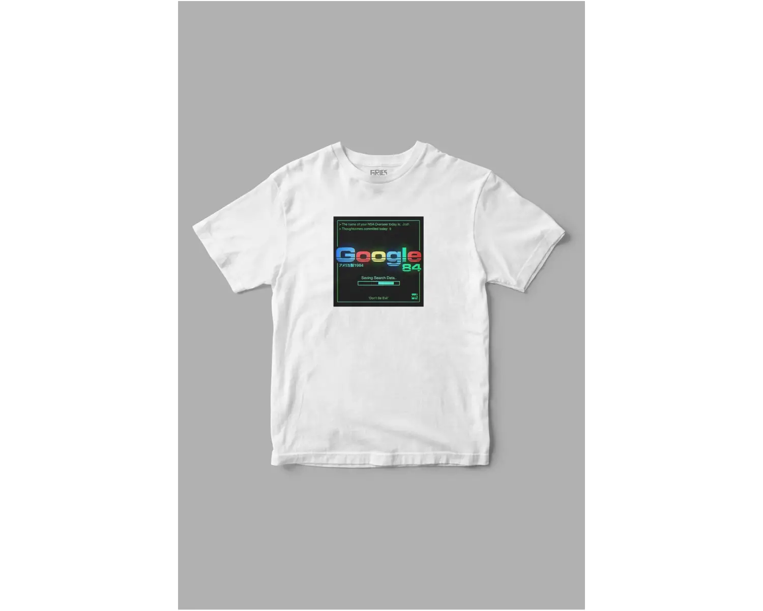 Google 84 Retro Baskılı Tişört