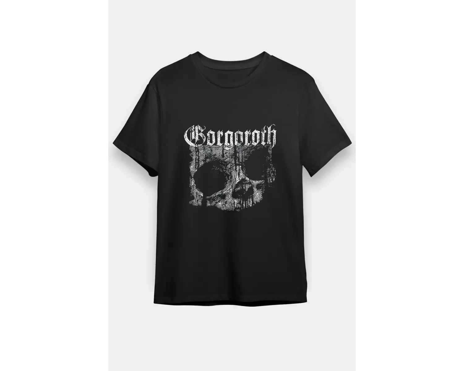 Gorgoroth Baskılı Unisex Beyaz Tişört