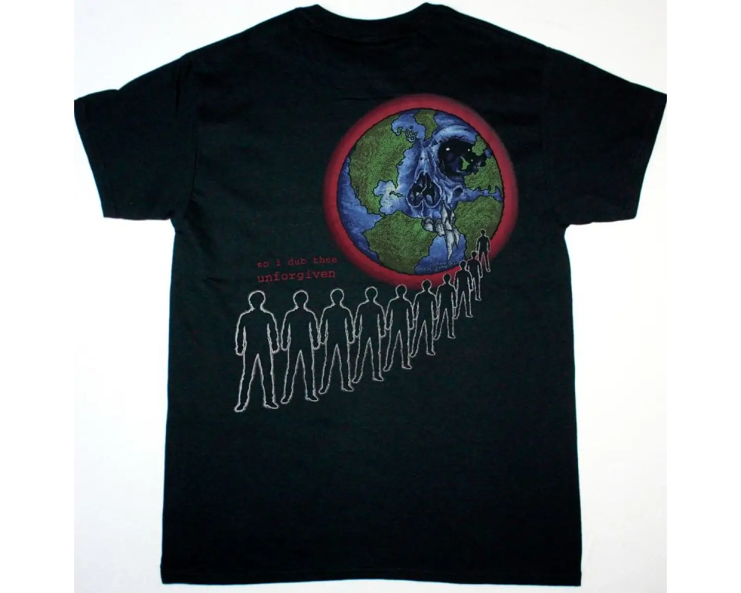 GORGUTS AND THEN COMES LIVIDITY90 NEW WHITE T-SHIRT ÖN VE ARAKA BASKILI