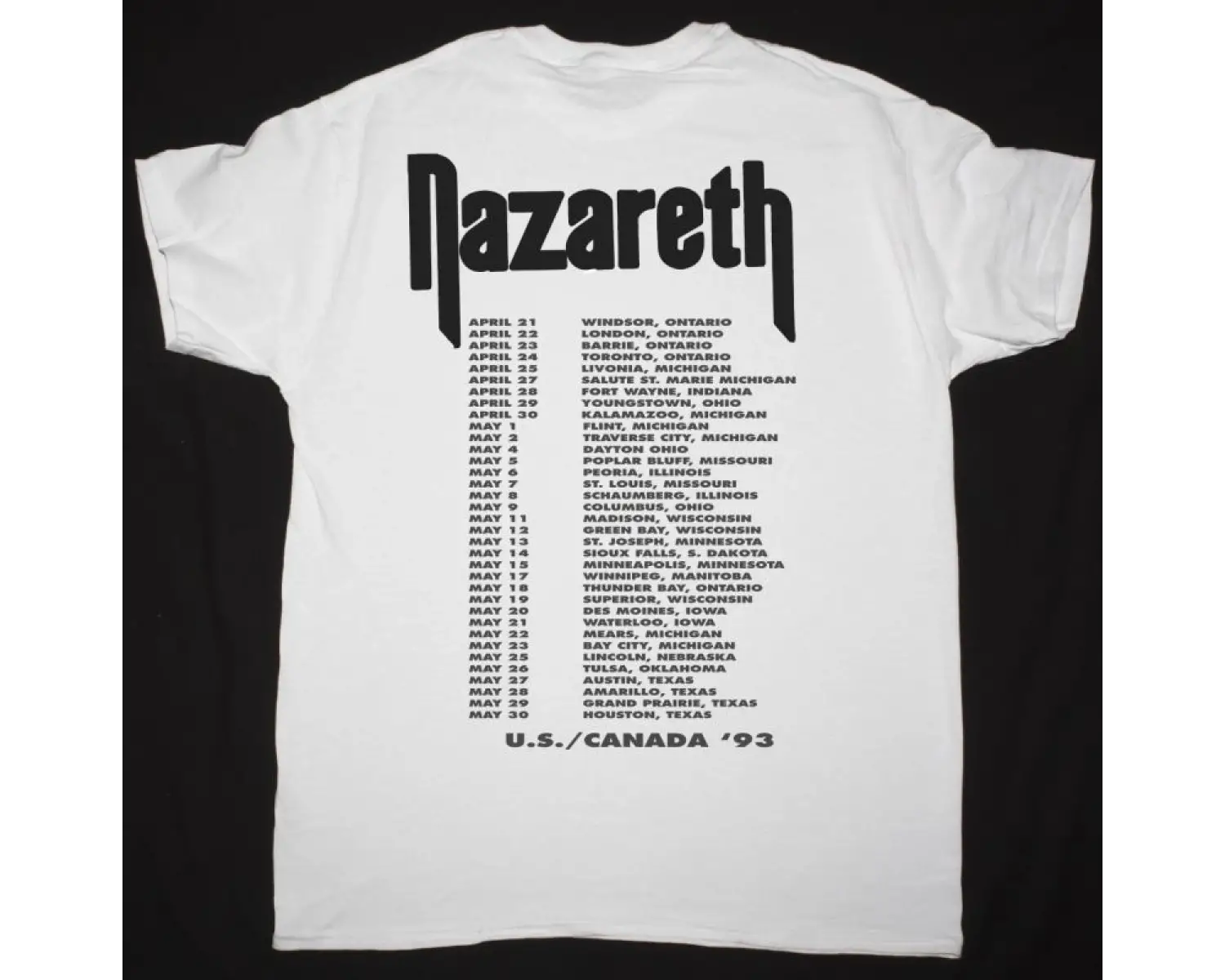 GORGUTS THE EROSION OF SANITY93 NEW WHITE T-SHIRT ÖN VE ARAKA BASKILI