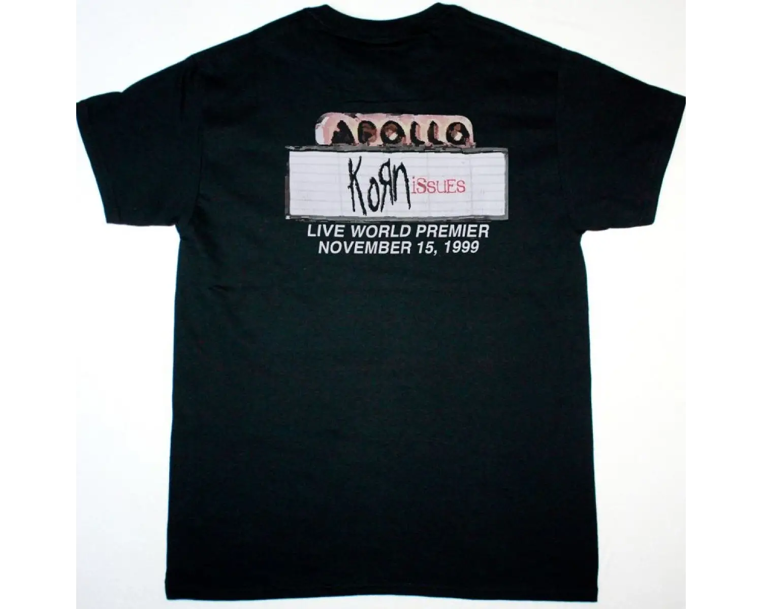GORILLAZ BAND NEW BLACK T-SHIRT ÖN VE ARAKA BASKILI