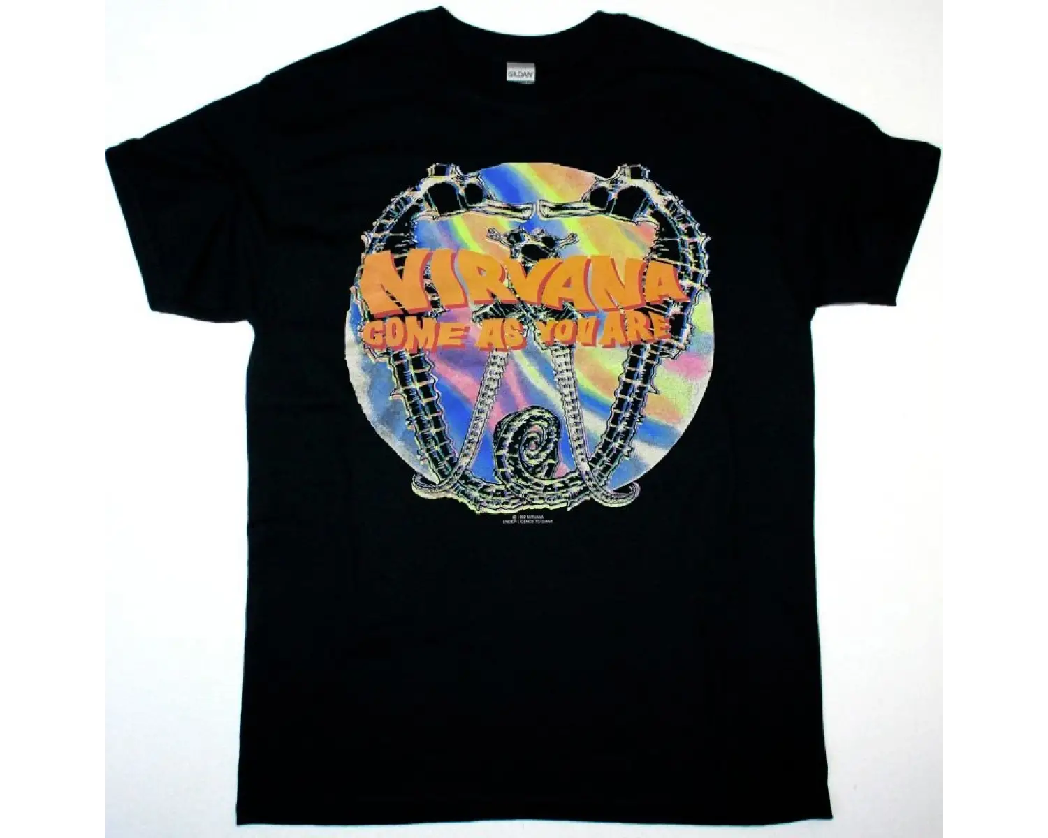 GORILLAZ FOREST NEW WHITE T SHIRT ÖN BASKILI