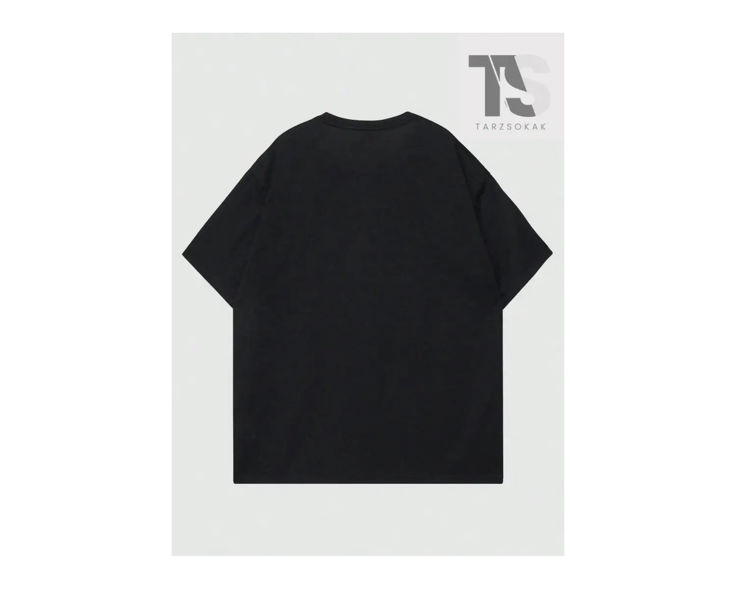 Goth Erkek Alfabe ve Beş Köşeli Yıldız Baskılı T-shirt