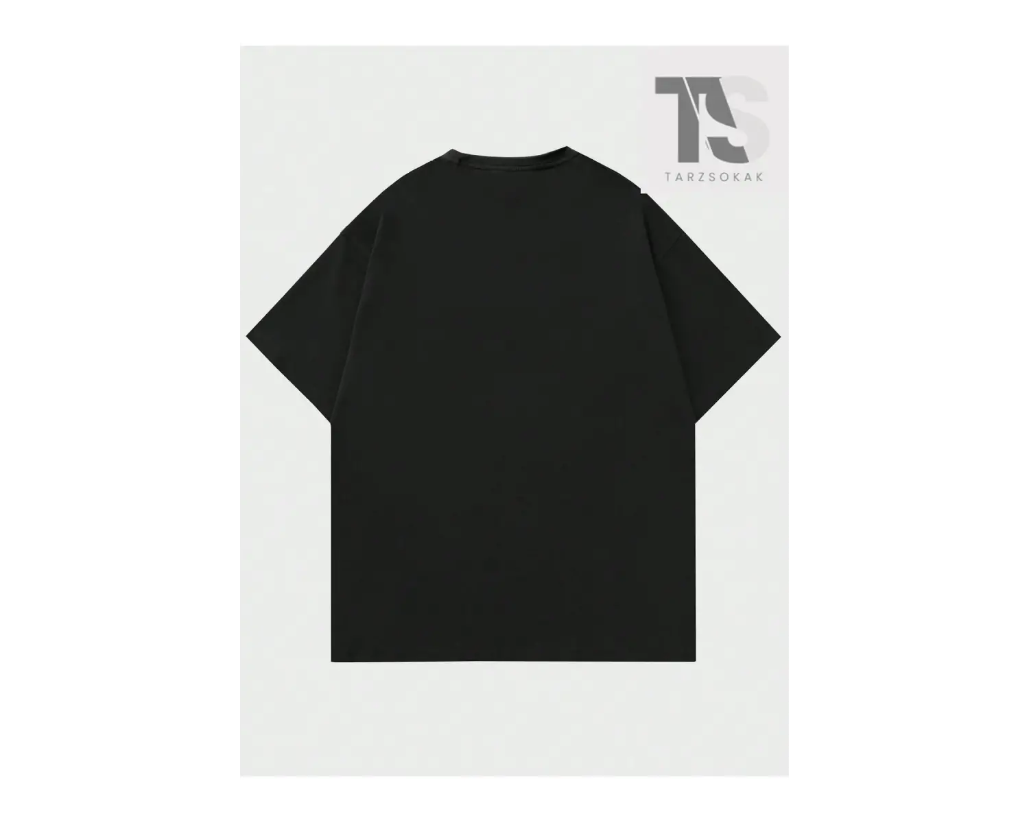 Goth Erkek Kafatası ve Çapraz Baskılı Tişört