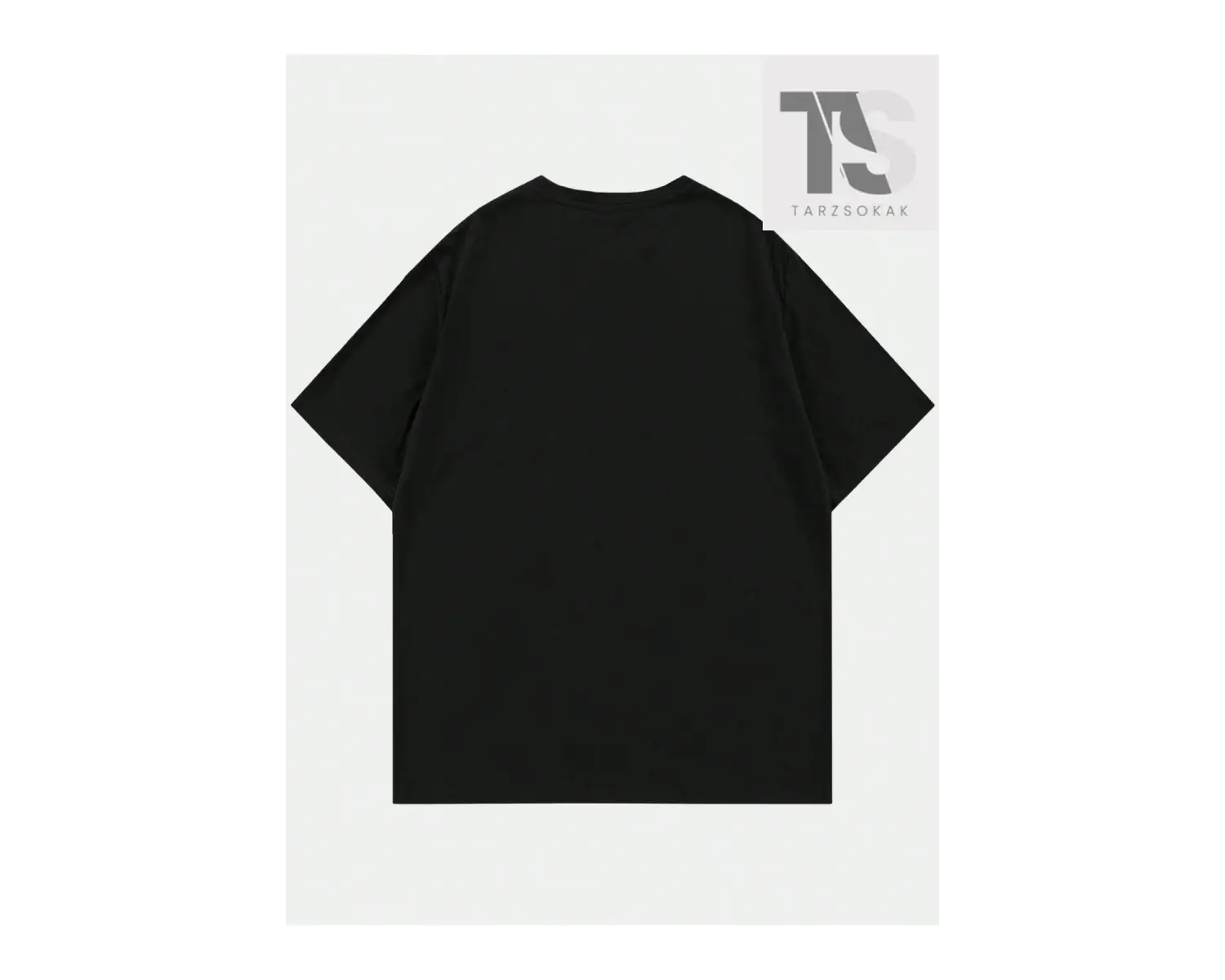 Goth Erkek Kafatası ve Harf Grafikli Tişört