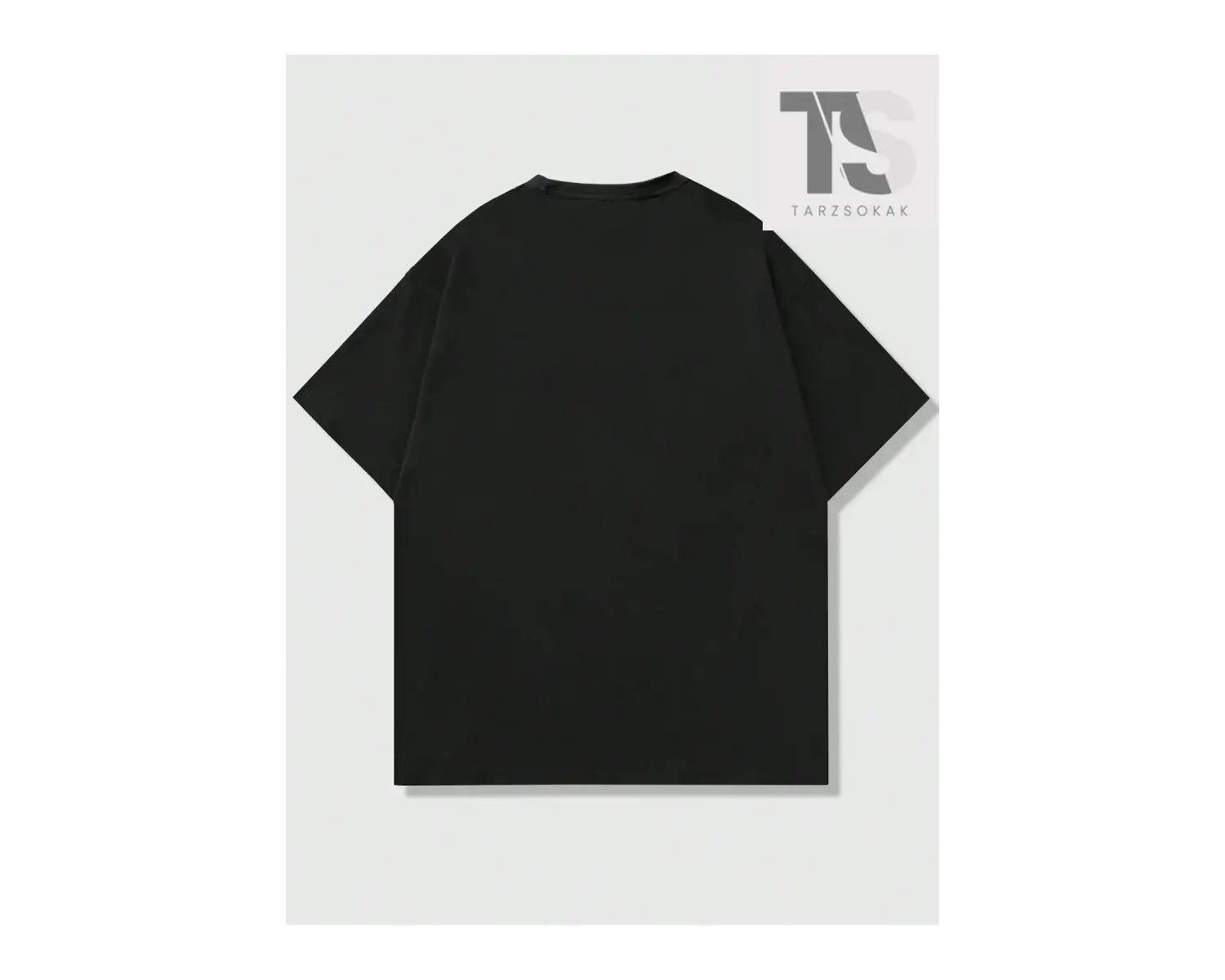 Goth Erkek Koyu Gotik Kafatası Baskılı T-Shirt