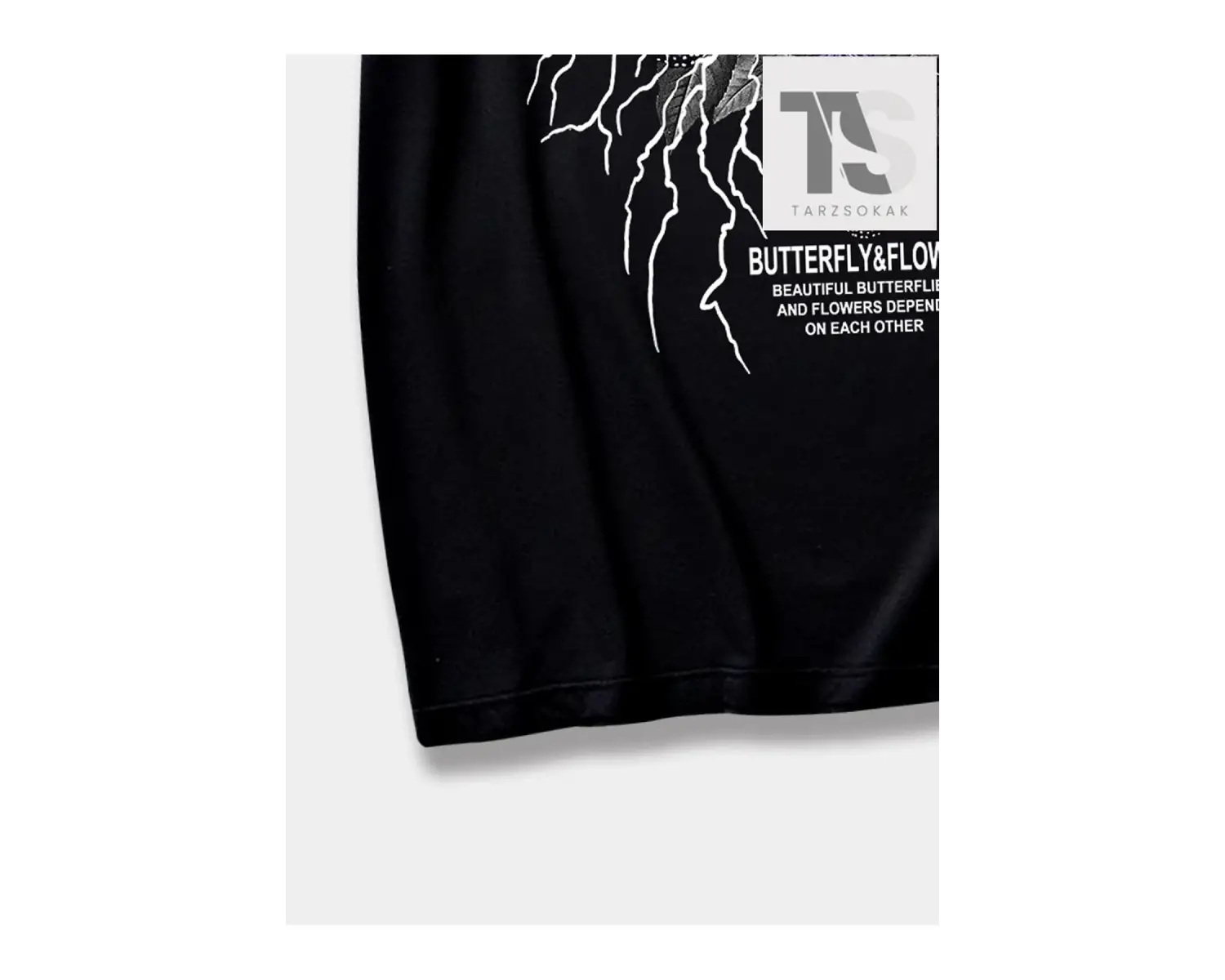 Goth Erkek Pamuk Kafatası Baskılı Tişört